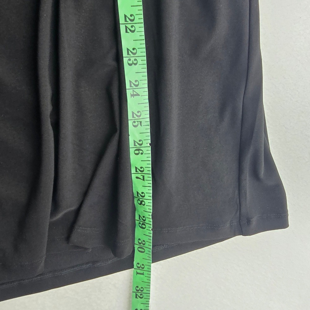 Boston Proper Black Smocked Empire Waist Flutter Sleeve Mini Dress Size 12 - Picture 9 of 9